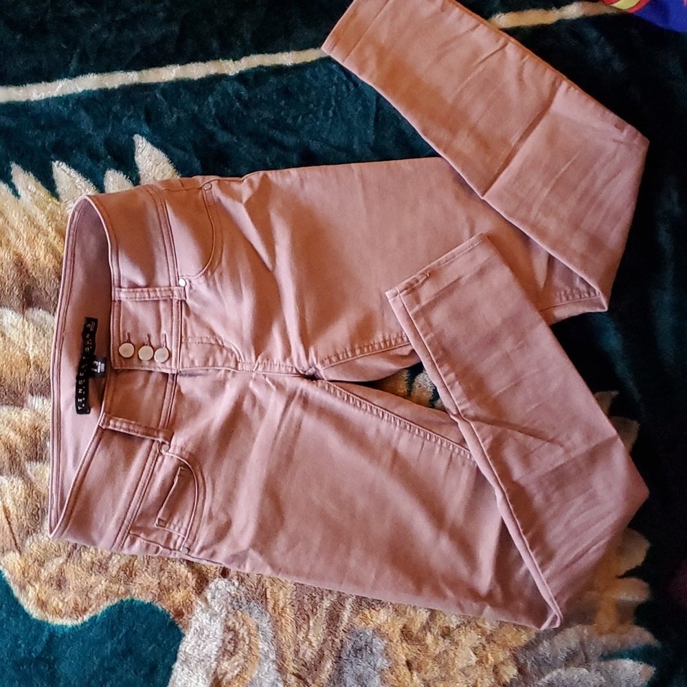 💟💟pink💟💟💟💟Mid waist skinny jeggings